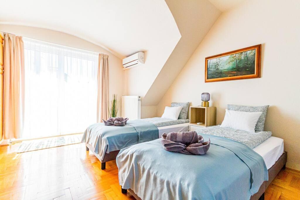 Roomy Apartment 80Sqm At City Center Free Parking Space, Ac & Balcony ブダペスト エクステリア 写真